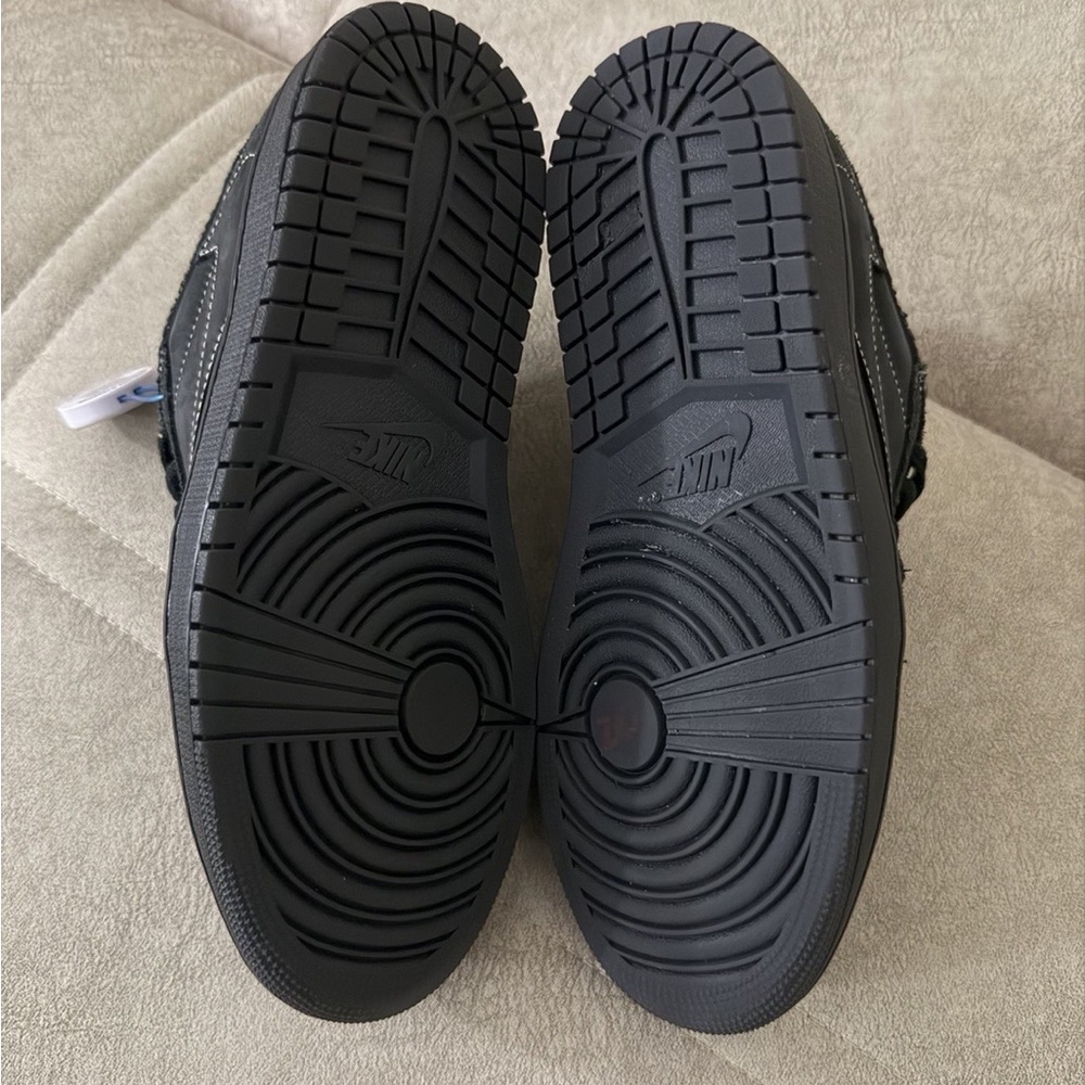 DS New Nike Air Jordan 1 Retro Low OG SP Travis Scott Black Phantom Size - Picture 3 of 9